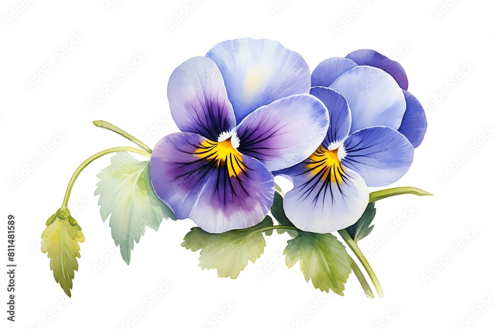 Naklejka premium Pansy