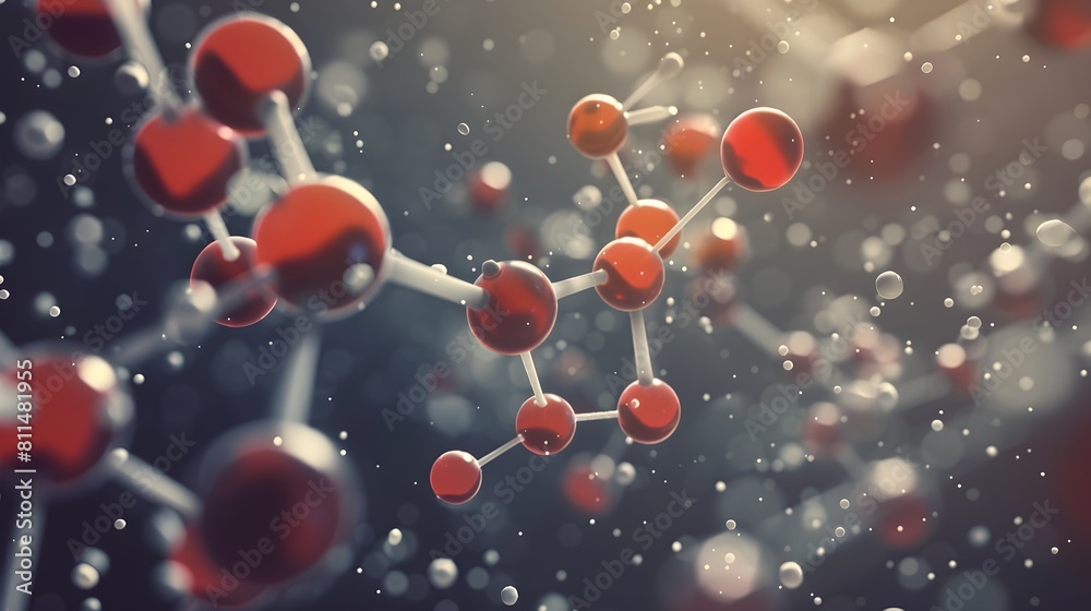 Molecular Structure and Futuristic Scientific Molecular Structure and Futuristic Scientific