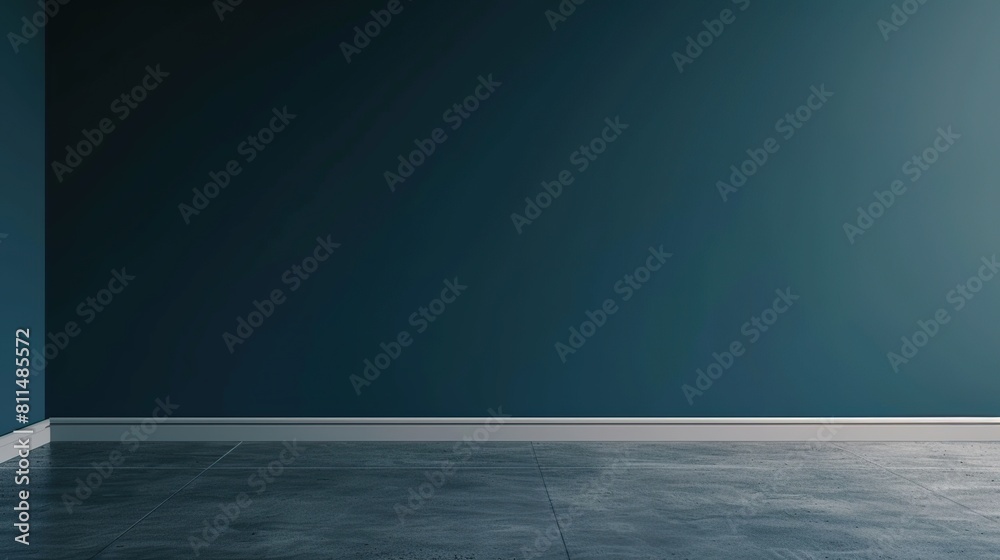dark blue wall mock up background. Generative Ai dark blue wall mock up background. Generative Ai