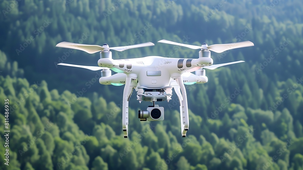 Fototapeta premium Analyze the applications of drone technology in various fields