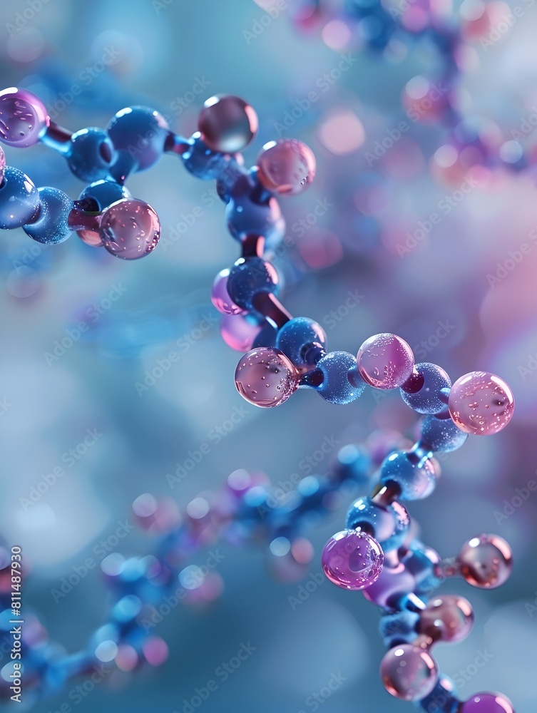 Indepth D Rendering of Insulin Molecules Primary and Secondary Structures Indepth D Rendering of Insulin Molecules Primary and Secondary Structures