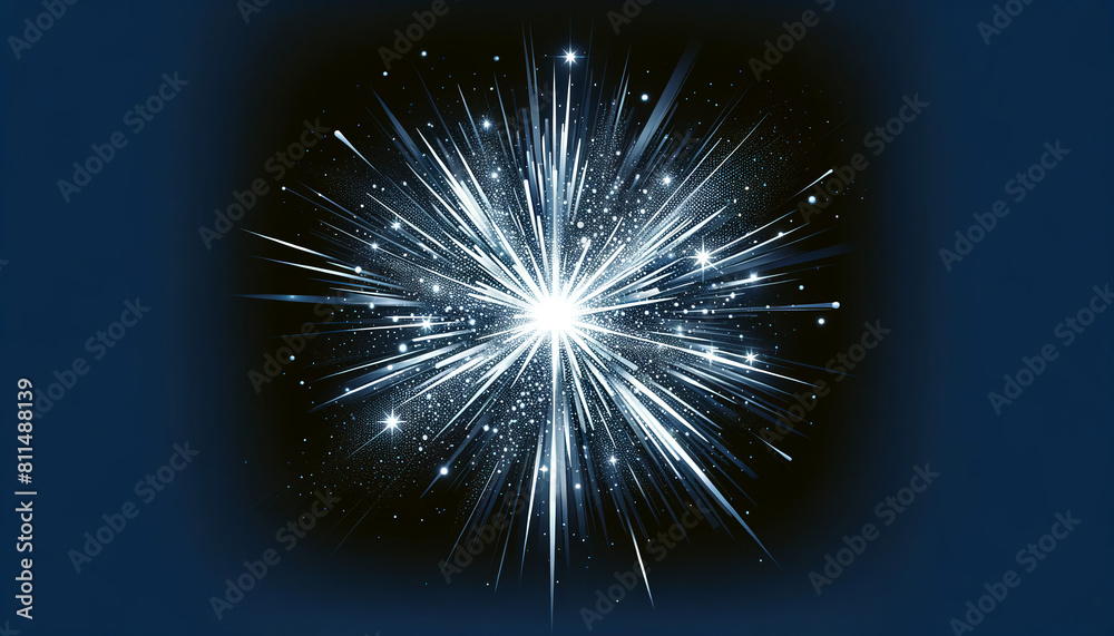 Light Splash, Black Background, Cut Out Light Splash, Black Background, Cut Out
