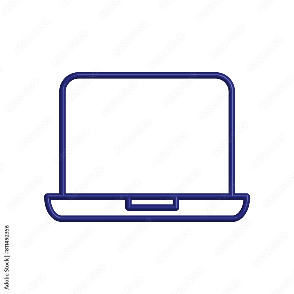 Illustration Vector Graphic of Laptop icon template Illustration Vector Graphic of Laptop icon template
