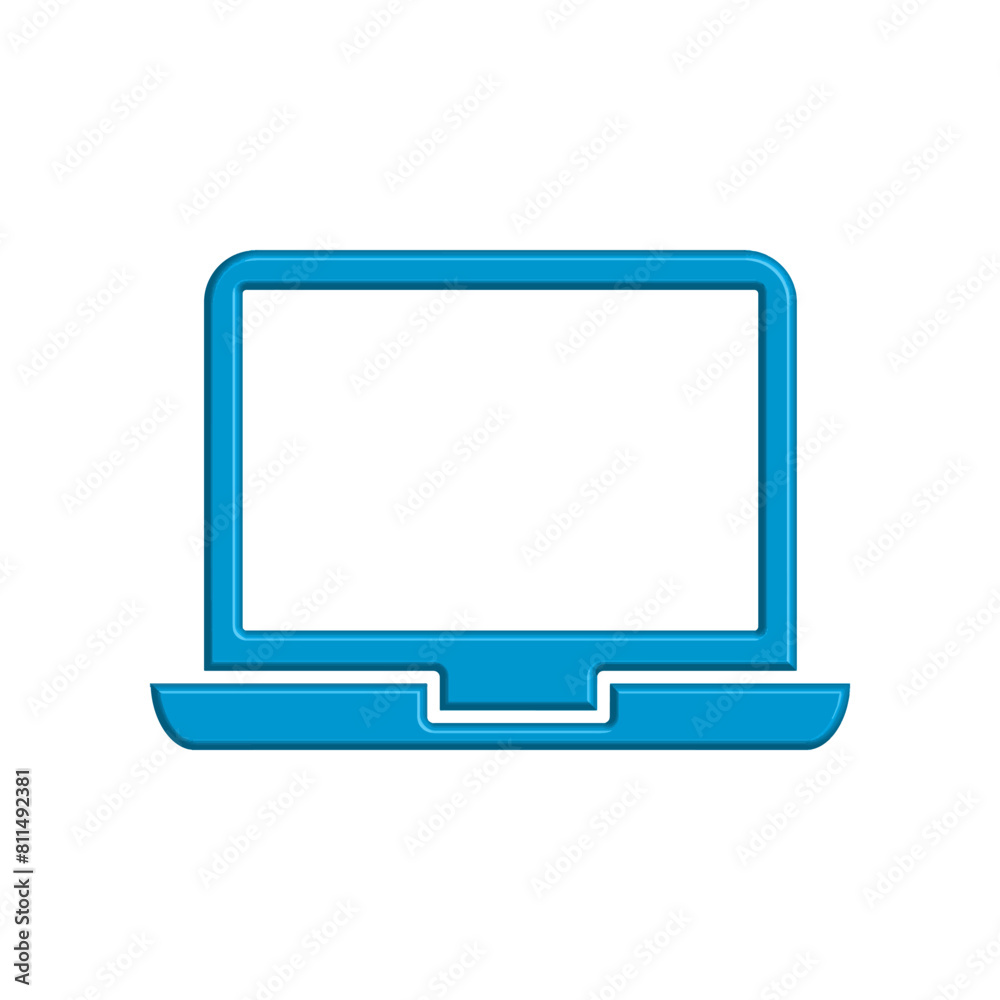 Illustration Vector Graphic of Laptop icon template Illustration Vector Graphic of Laptop icon template