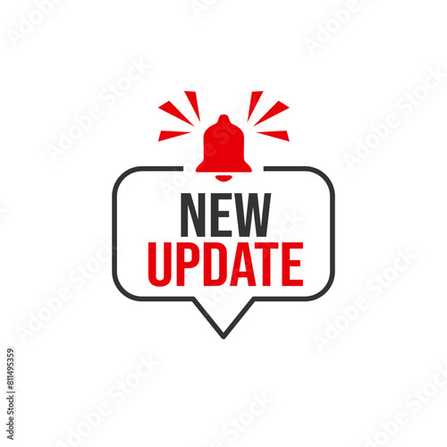 New Update Alert Web Banner and Modern Notification