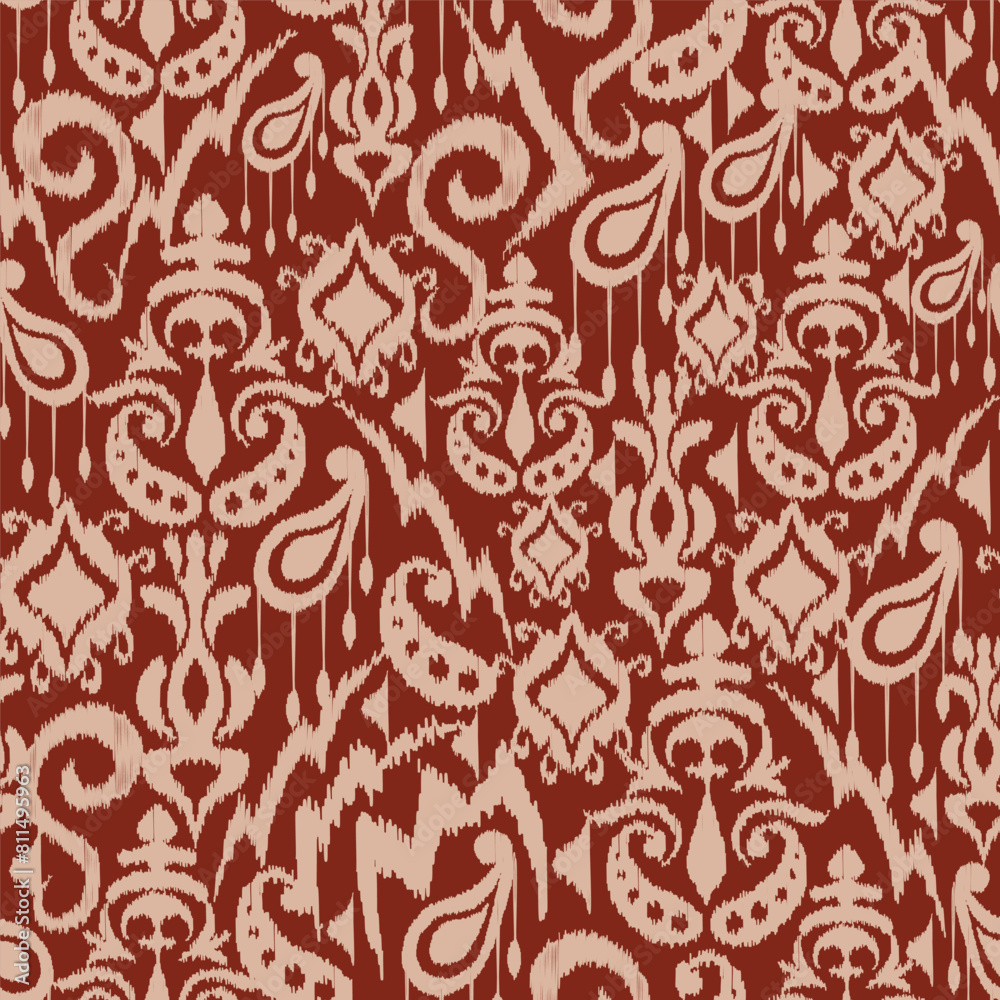 abstract seamless motif fabric patterns, abstract ikat, carpet, fabric, batik abstract seamless motif fabric patterns, abstract ikat, carpet, fabric, batik