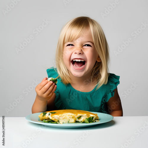 girl having meal