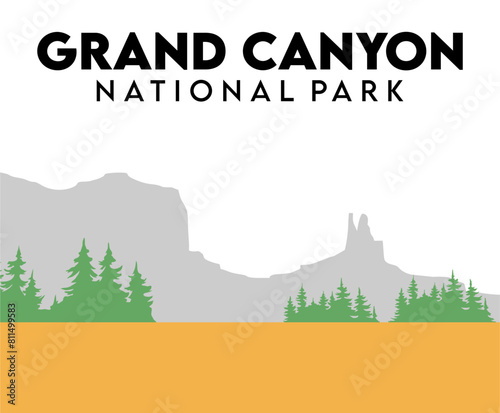 grand canyon national park with beautiful mountain views