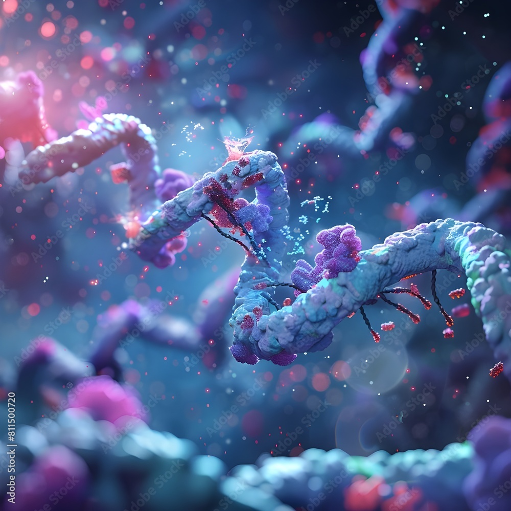visual representation depicting the molecular process of EGFR ...
