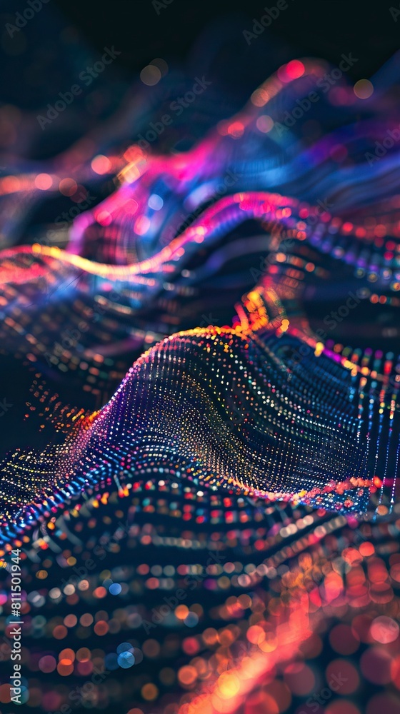 Abstract Visualisation of data and technology in graph form. 3D Illustration Abstract Visualisation of data and technology in graph form. 3D Illustration