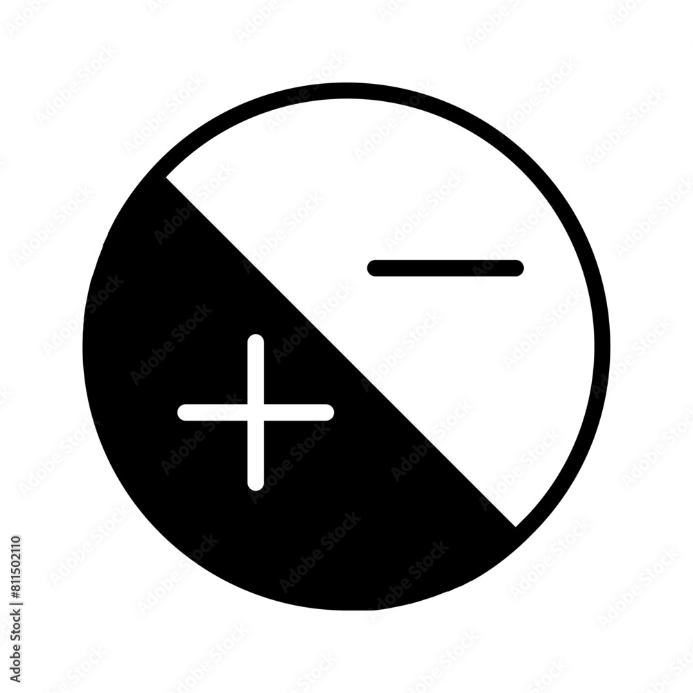 Obraz premium Vector solid black icon for Expand collapse