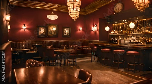 Inside the Rhythm. The Interior of a Jazz Club