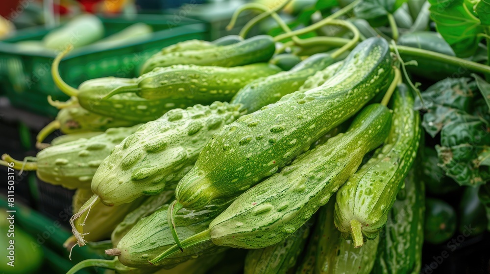 Green Vegetable Ridge Gourd Green Vegetable Ridge Gourd