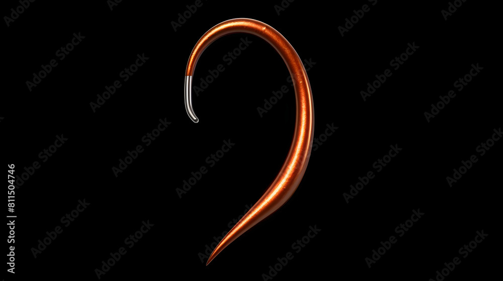Fish hook icon fishing 3d Fish hook icon fishing 3d