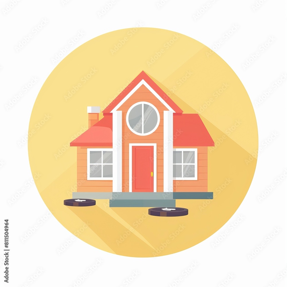 Affordability flat icon. illustration on white background Affordability flat icon. illustration on white background
