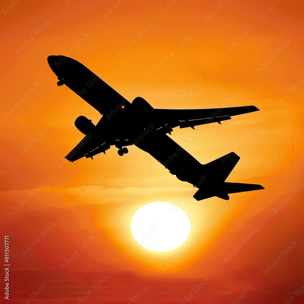 airplane flight tickets air fly travel takeoff silhouette 