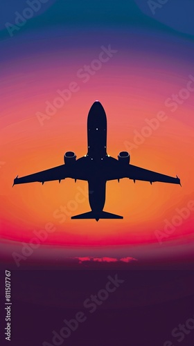 airplane flight tickets air fly travel takeoff silhouette 
