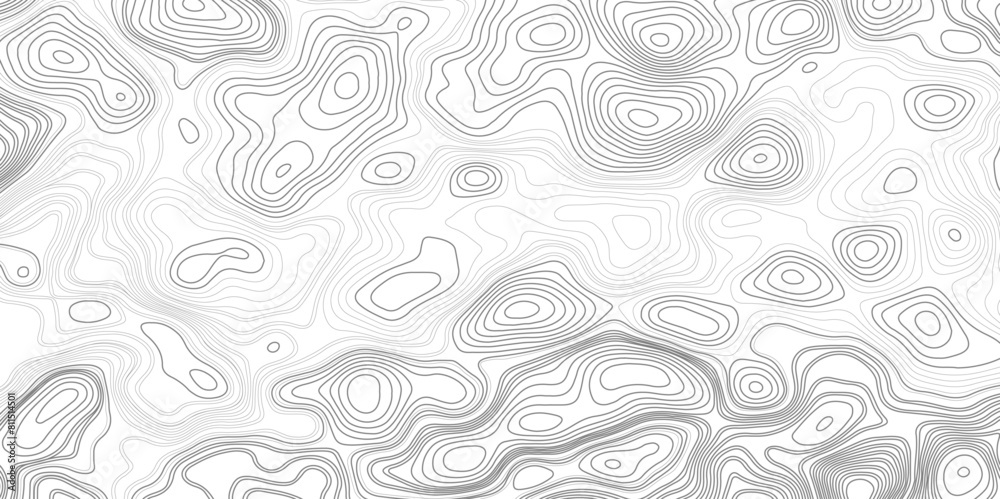 Fototapeta premium Topographic map patterns, topography line map. Abstract background with Topographic map lines.