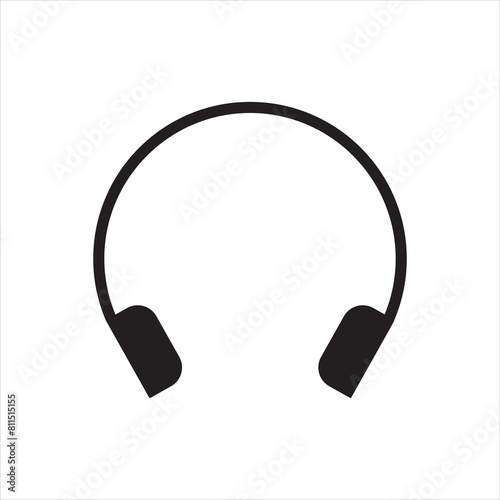 headphone icon with black colour