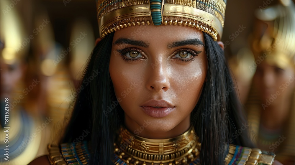 Cleopatra Close Up: Ancient Egyptian Pharaoh, Queen, and Empire, Beautiful and Powerful Historical Figure
