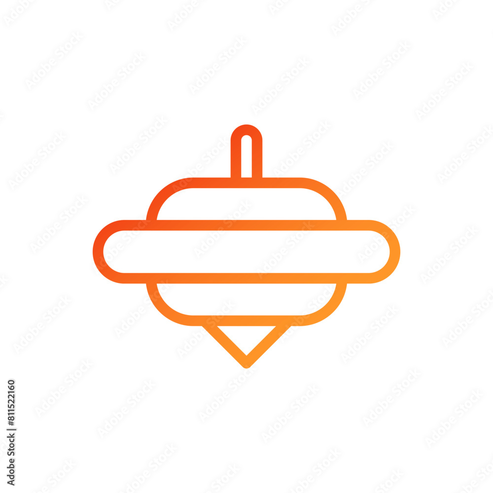 Spinning icon gradient red orange chinese illustration Spinning icon gradient red orange chinese illustration