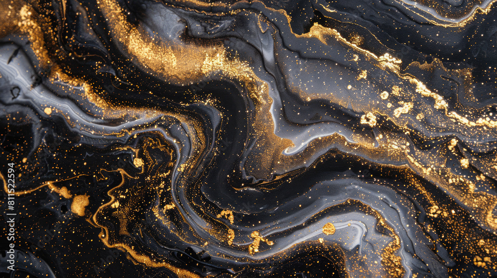 Fototapeta premium close up of a black and yellow background