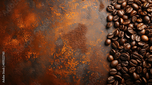 Coffee beans: Aromatic essence, morning elixir, brewing anticipation, essence of vitality and rejuvenation.