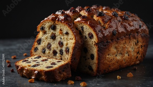 Bara brith cake with new style  photo