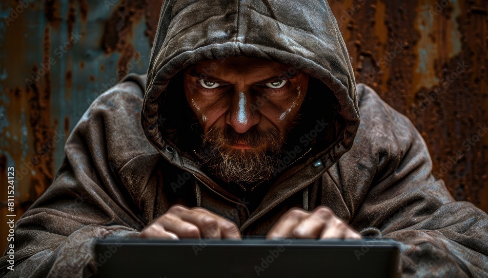 A hacker using sophisticated social engineering techniques to gain access to sensitive information from unsuspecting targets A hacker using sophisticated social engineering techniques to gain access to sensitive information from unsuspecting targets
