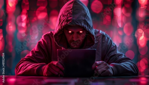A hacker using sophisticated social engineering techniques to gain access to sensitive information from unsuspecting targets