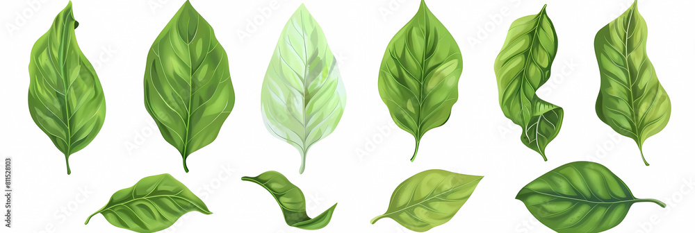 binahong leaf vector illustration on a isolated background binahong leaf vector illustration on a isolated background