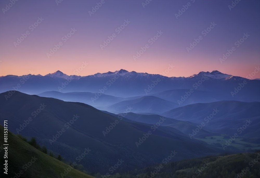 Nature's Canvas: Sunrise in the National Park Landscape Nature's Canvas: Sunrise in the National Park Landscape