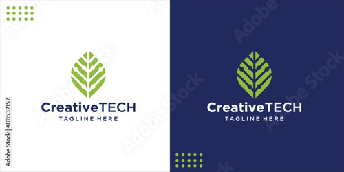 environmentally friendly energy illustration logo, design inspiration, vector