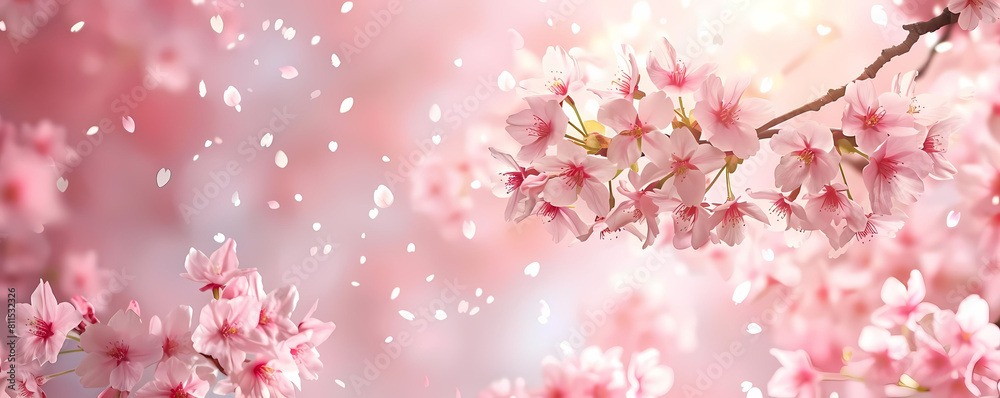 sakura flower graphic in a blurry background sakura flower graphic in a blurry background