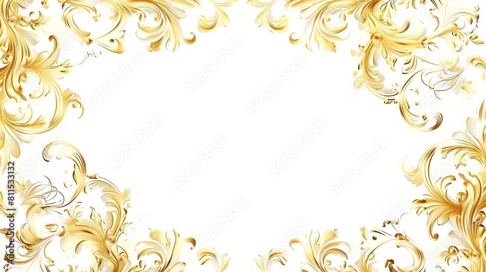 Abstract luxury background with golden elements and shining light effect decoration, Luxury background design concept.