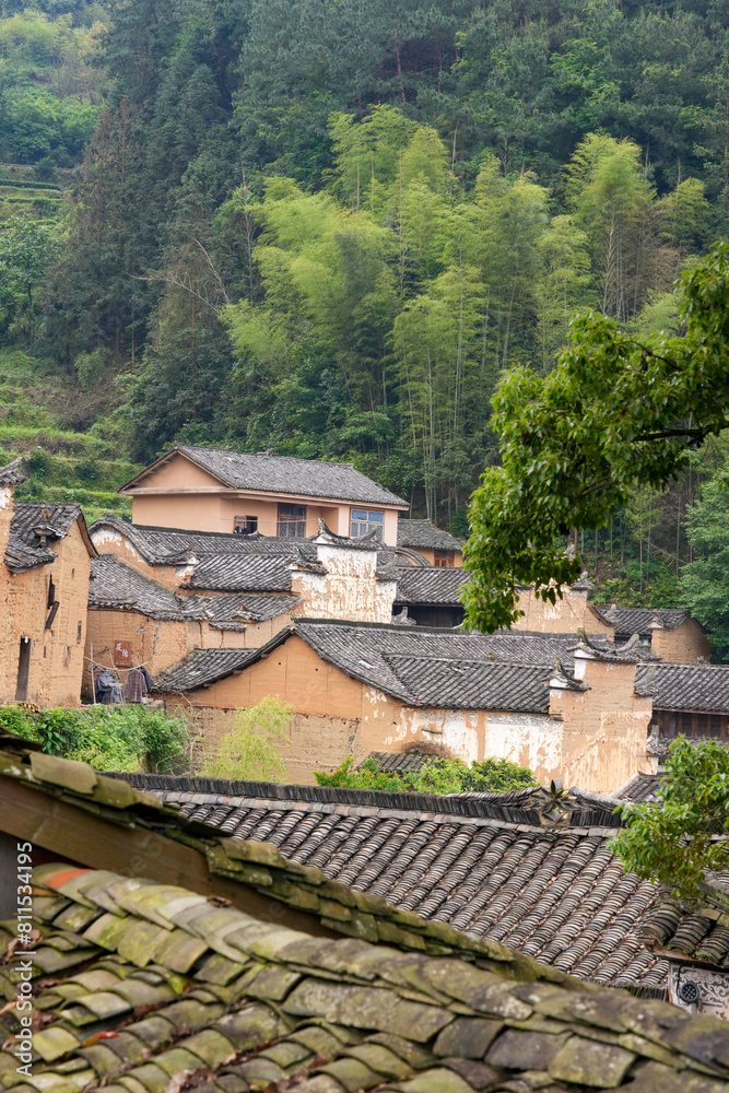 Chinese traditional architectures in old town Chinese traditional architectures in old town