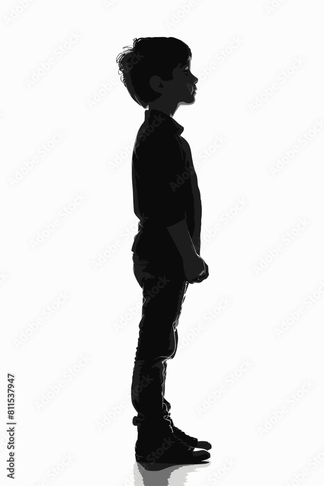Silhouette of a Boy