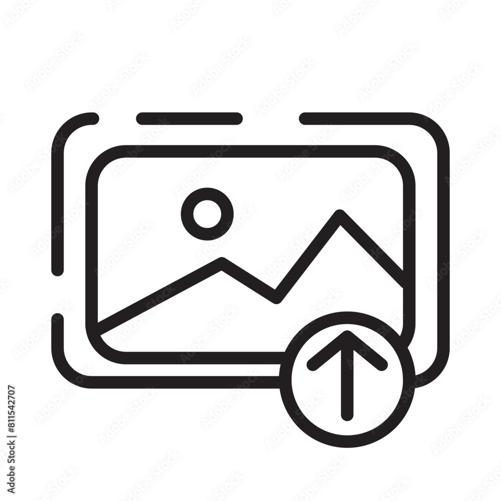 Album Gallery Image Line Icon Album Gallery Image Line Icon