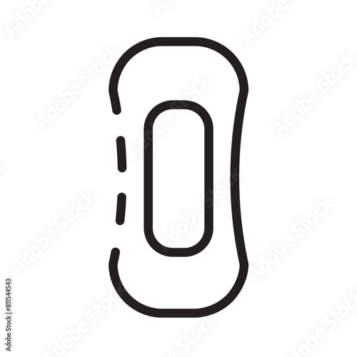 Female Panty Liner Line Icon