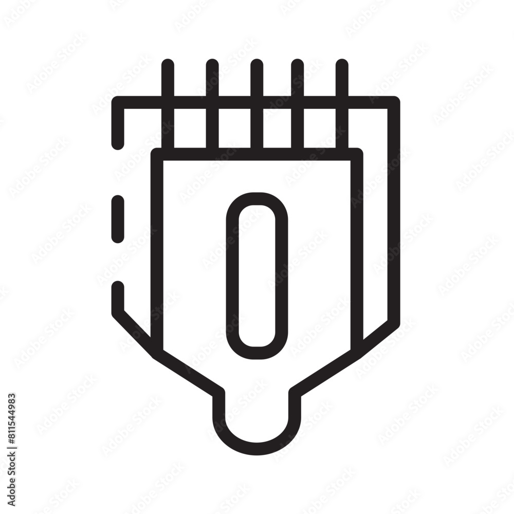 Beauty Care Clipper Line Icon Beauty Care Clipper Line Icon