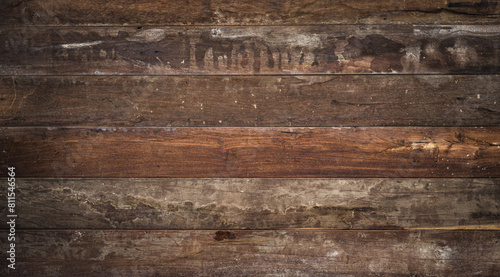 aged, weathered wood texture with a distressed, grunge appearance, evoking rustic charm and vintage character. Ideal for adding depth and authenticity to design projects and photographic compositions photo