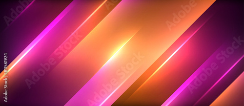 a colorful background with glowing lines on it High quality