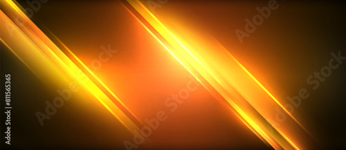 An Amber sky with glowing Orange lines resembling a geological phenomenon. The Horizon heats up, casting shades and tints. Gas illuminates like automotive lighting, creating a Lens flare effect