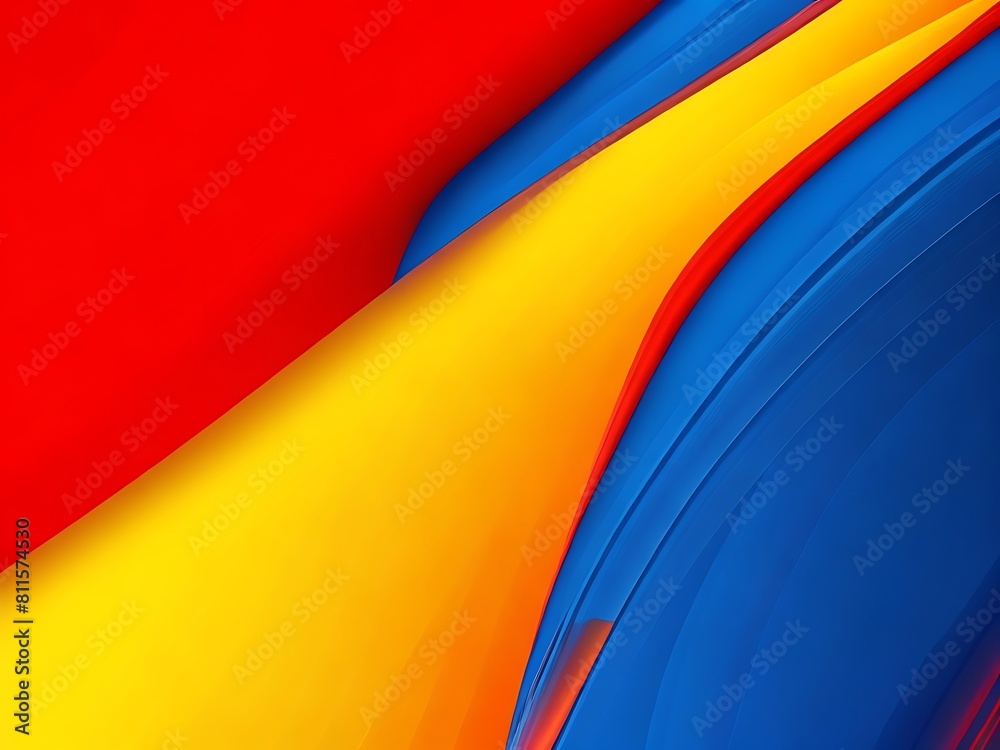 Fototapeta premium red yellow blue gradient as abstract background