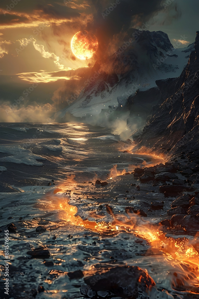 Raging Inferno:Scorching Landscapes and Vanishing Glaciers Reveal the Harsh Reality of Climate Change