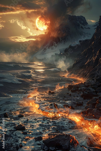 Raging Inferno Scorching Landscapes and Vanishing Glaciers Reveal the Harsh Reality of Climate Change