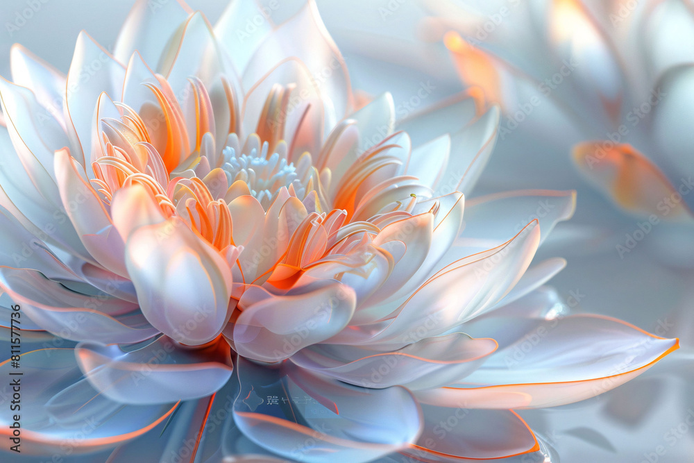 Fototapeta premium Close-up background of a flower, used for cosmetics background, festive high-end fresh background