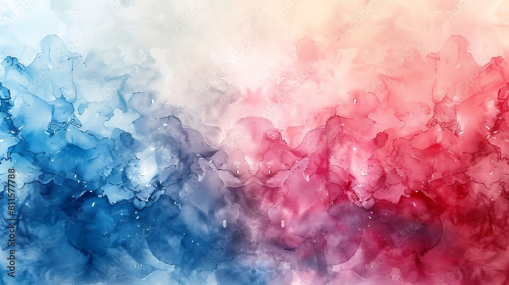 A winter-themed watercolor painting of the US flag, with the colors diffused as if viewed through a frosty window, lending a cold yet beautiful aesthetic. A winter-themed watercolor painting of the US flag, with the colors diffused as if viewed through a frosty window, lending a cold yet beautiful aesthetic.