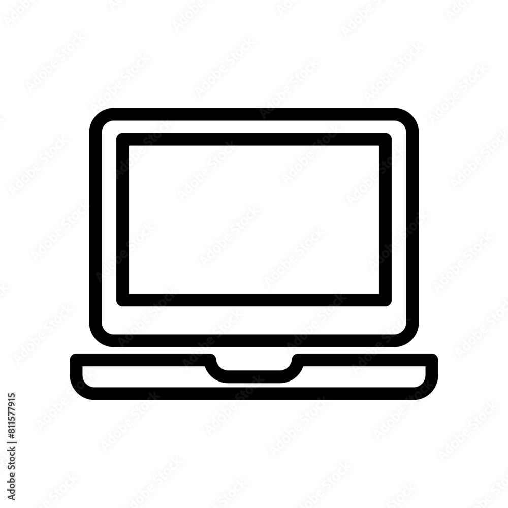 Laptop icon template Laptop icon template