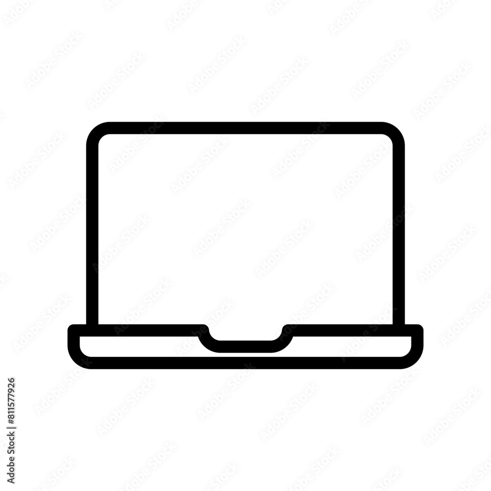 Laptop icon template Laptop icon template